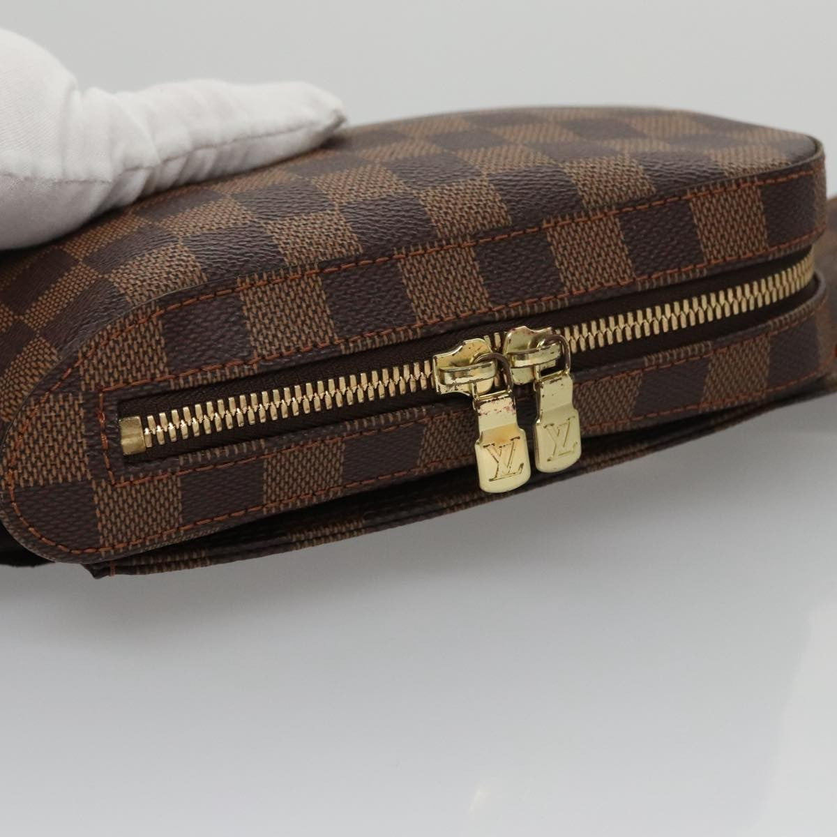 Louis Vuitton Geronimos Waist Bag Damier, BROWN, CANVAS, Shoulder bag