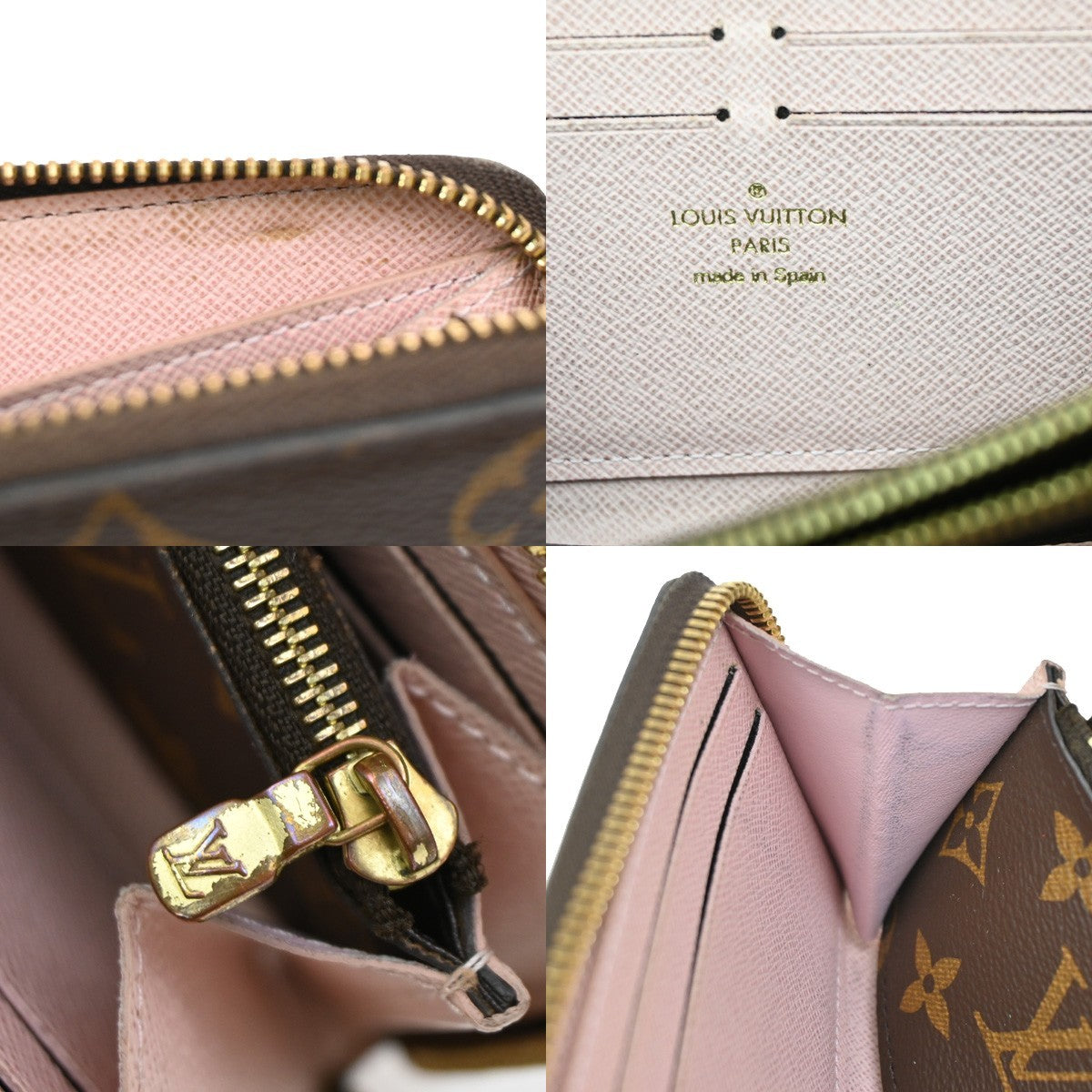 Louis Vuitton Clemence Wallet Monogram Canvas, BROWN, LEATHER, Wallets