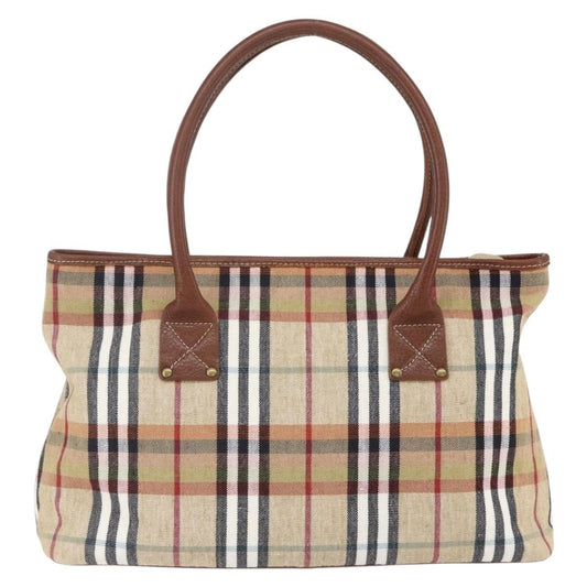 Burberry Nova Check Tote canvas check pattern, BEIGE, CANVAS, Tote bag