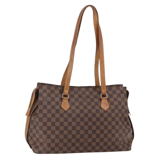 Louis Vuitton Chelsea Handbag Centenaire Damier, BROWN, CANVAS, Tote bag