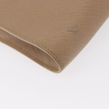 Salvatore Ferragamo Gancini Shoulder Bag Leather, BEIGE, LEATHER, Shoulder bag