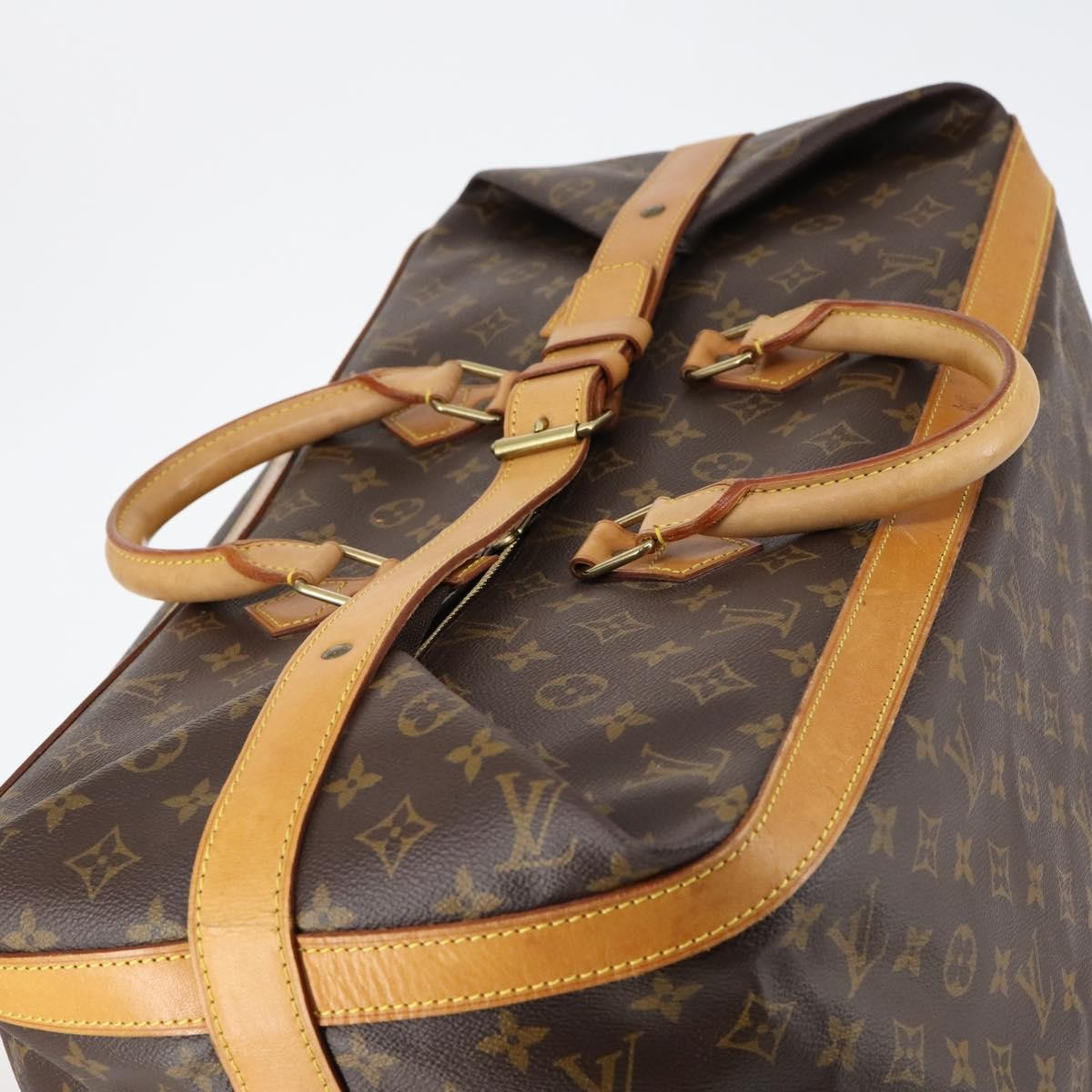 Louis Vuitton Cruiser Handbag Monogram Canvas, BROWN, CANVAS, Travel bag