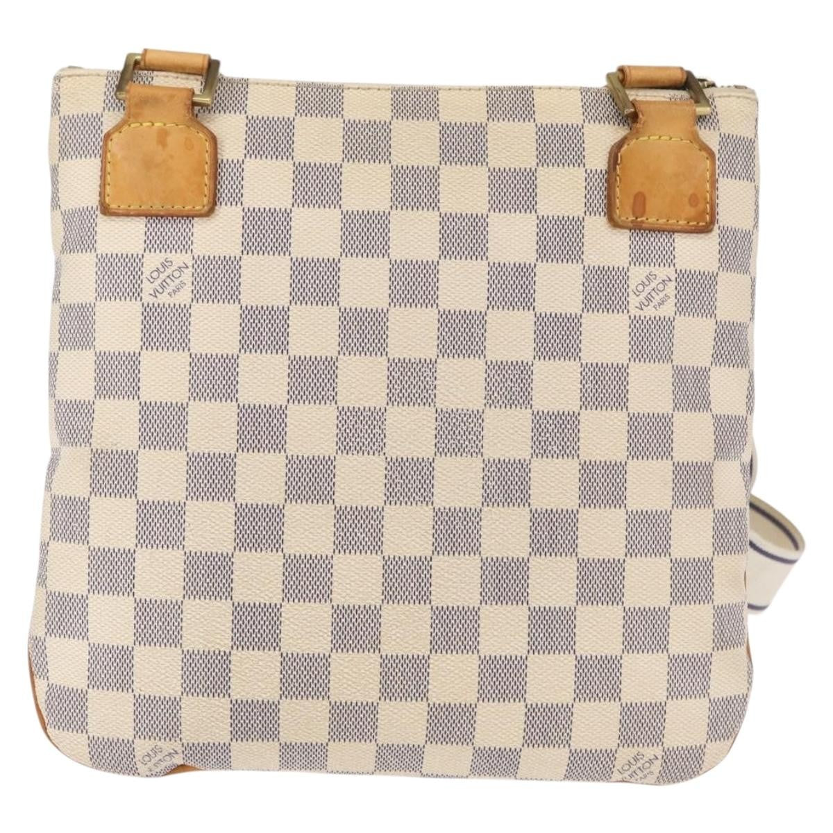 Louis Vuitton Bosphore Pochette Damier, WHITE, CANVAS, Shoulder bag