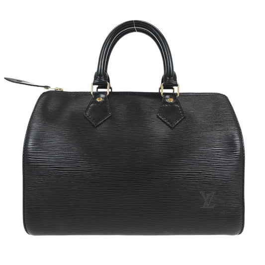 Louis Vuitton Speedy Handbag Epi Leather, BLACK, LEATHER, Handbag