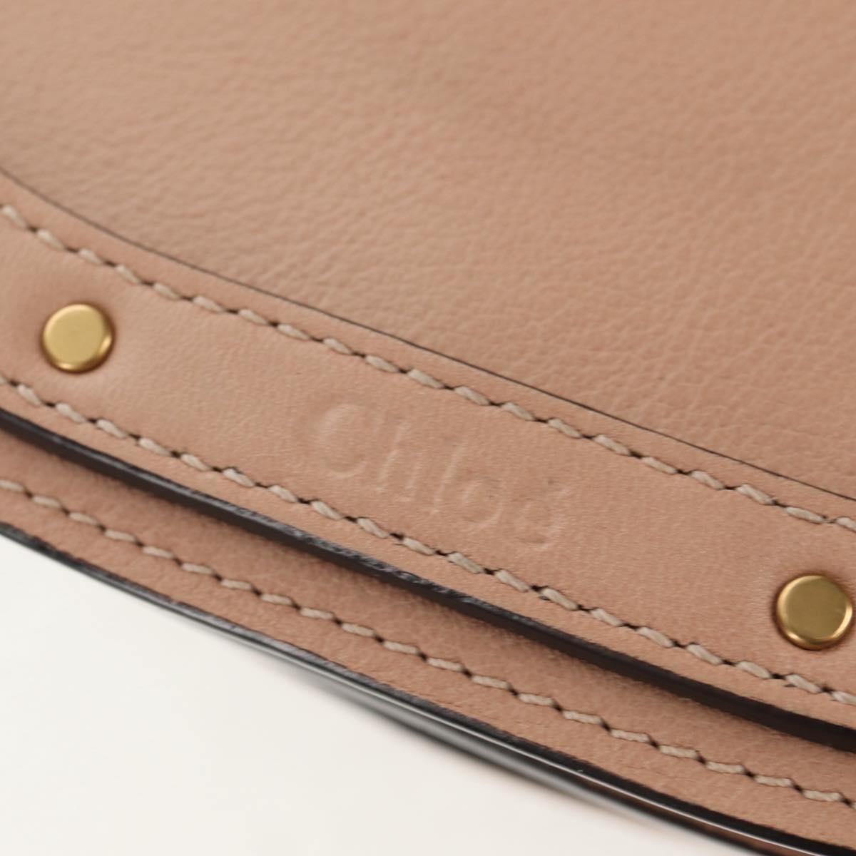 Chloe Nile Crossbody Bag Leather, PINK, LEATHER, Shoulder bag