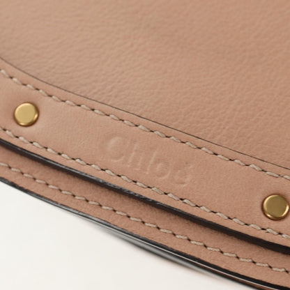 Chloe Nile Crossbody Bag Leather, PINK, LEATHER, Shoulder bag