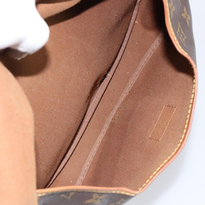 Louis Vuitton Saumur Handbag Monogram Canvas, BROWN, CANVAS, Shoulder bag