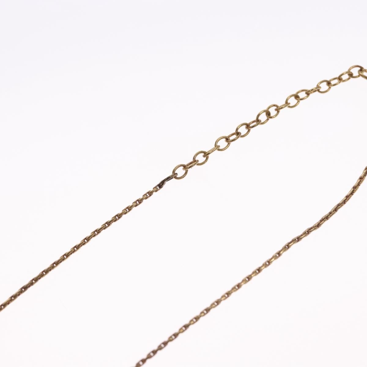 Christian Dior CD Pendant Necklace Metal, GOLD, METAL, Necklace