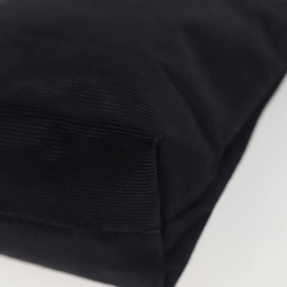 Celine Circle Logo Pouch Nylon, NAVY, CANVAS, Clutche & pouche