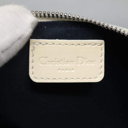 Christian Dior Vintage Saddle Bag Diorissimo Canvas, BLUE, CANVAS, Clutche & pouche