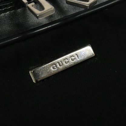 Gucci Vintage Boston Bag Canvas, BLACK, CANVAS, Travel bag