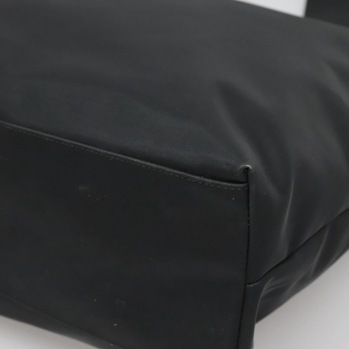 Salvatore Ferragamo Gancini Tote Nylon, BLACK, NYLON, Tote bag