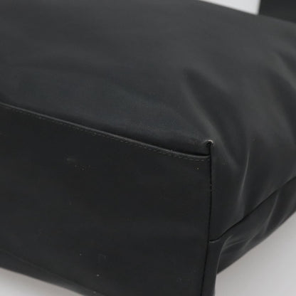 Salvatore Ferragamo Gancini Tote Nylon, BLACK, NYLON, Tote bag