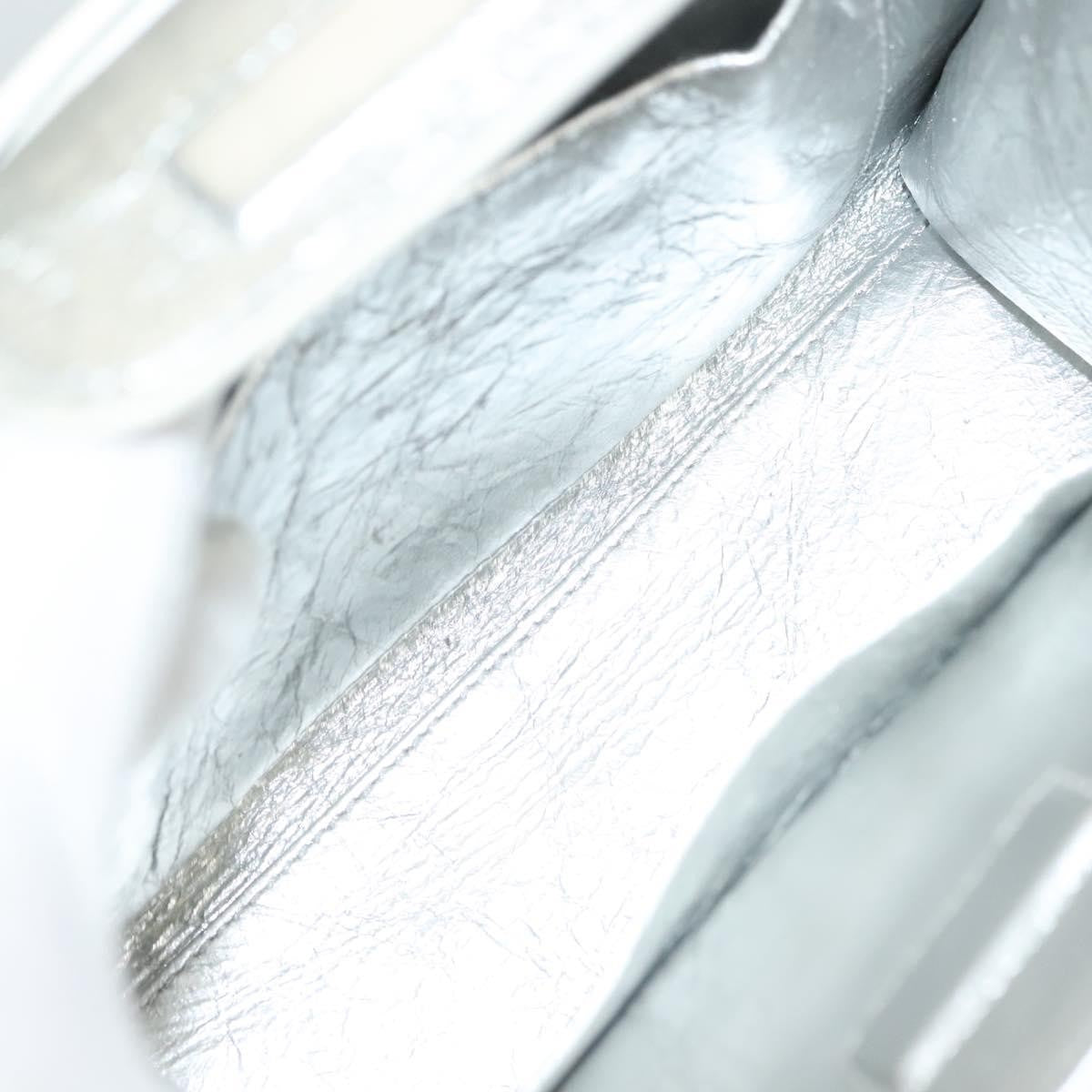 Christian Dior Diorever Bag Leather, SILVER, LEATHER, Bag