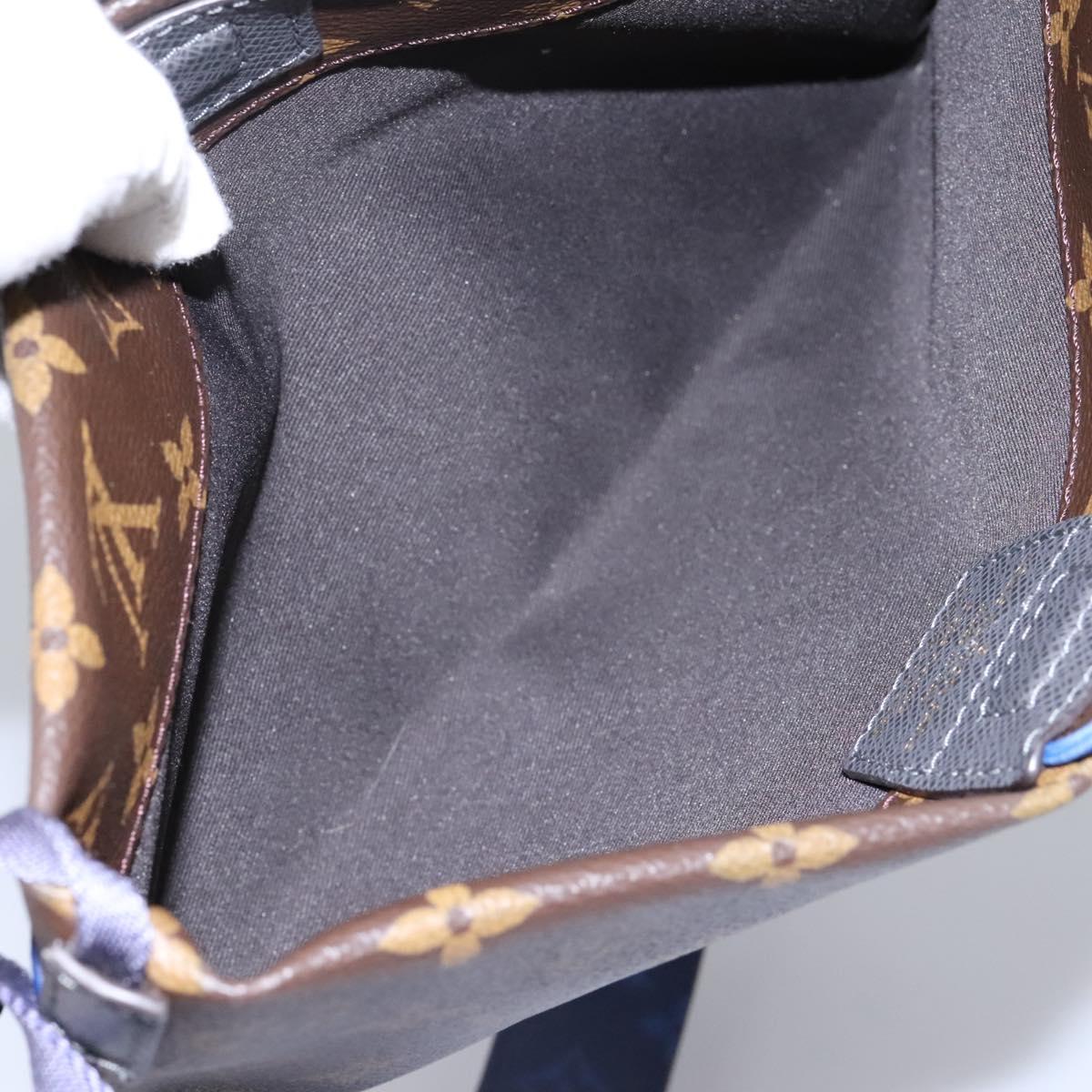 Louis Vuitton Outdoor Pouch Limited Edition Monogram Pacific Canvas, BLUE, CANVAS, Clutche & pouche