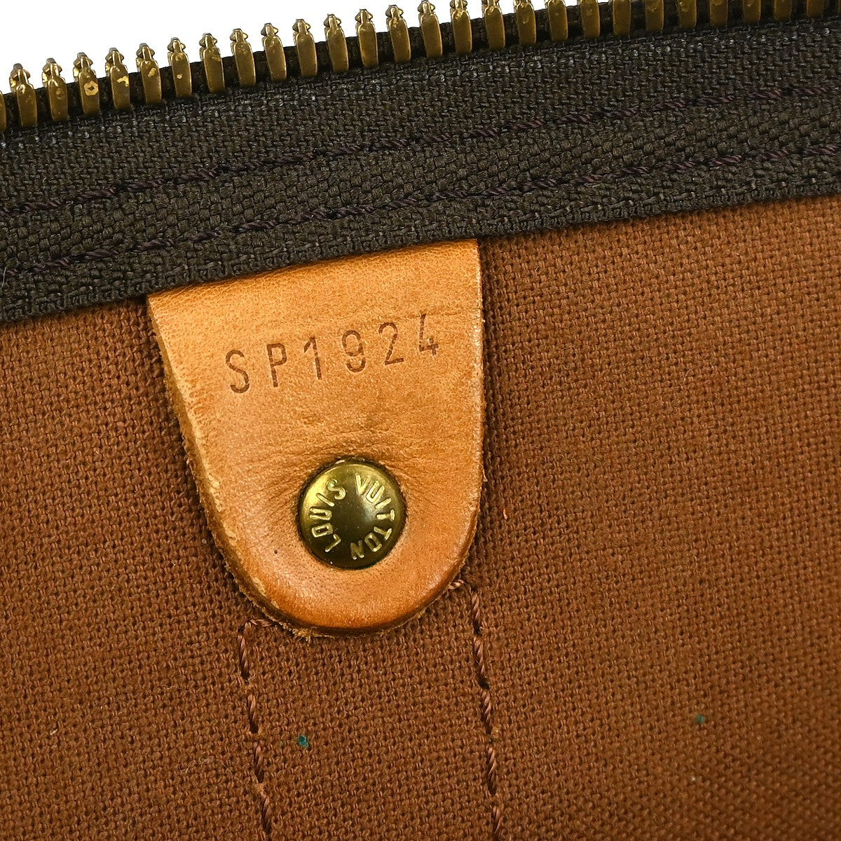 Louis Vuitton Keepall Bag Monogram Canvas, BROWN, CANVAS, Travel bag