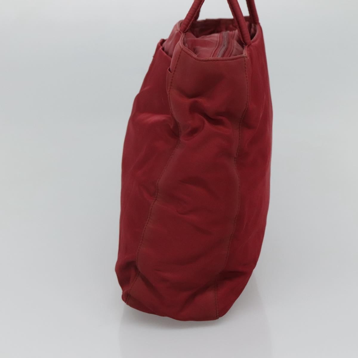 Prada Vintage Zip Tote Tessuto, RED, NYLON, Tote bag