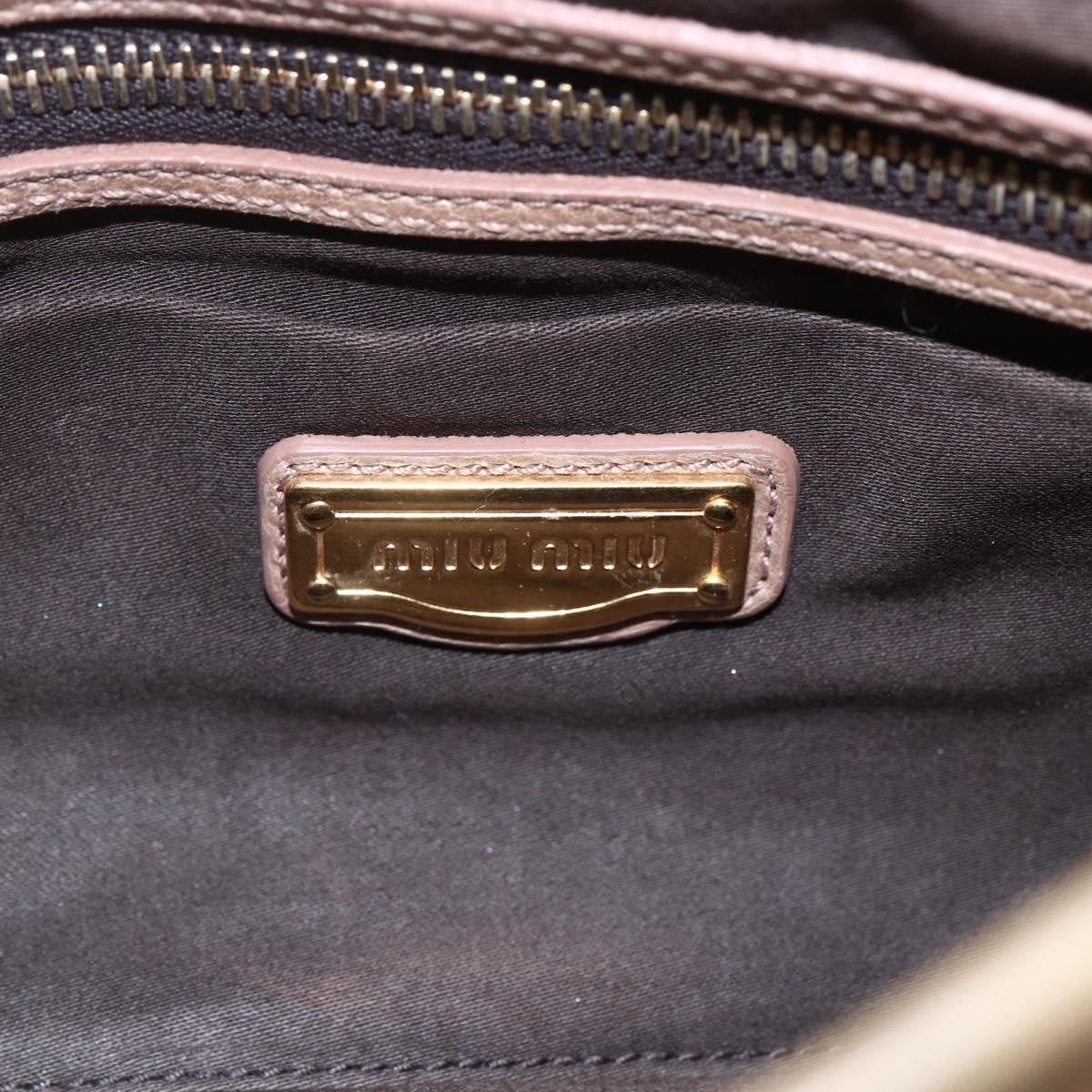 Miu Miu Coffer Convertible Hobo Matelasse Leather, BEIGE, LEATHER, Handbag