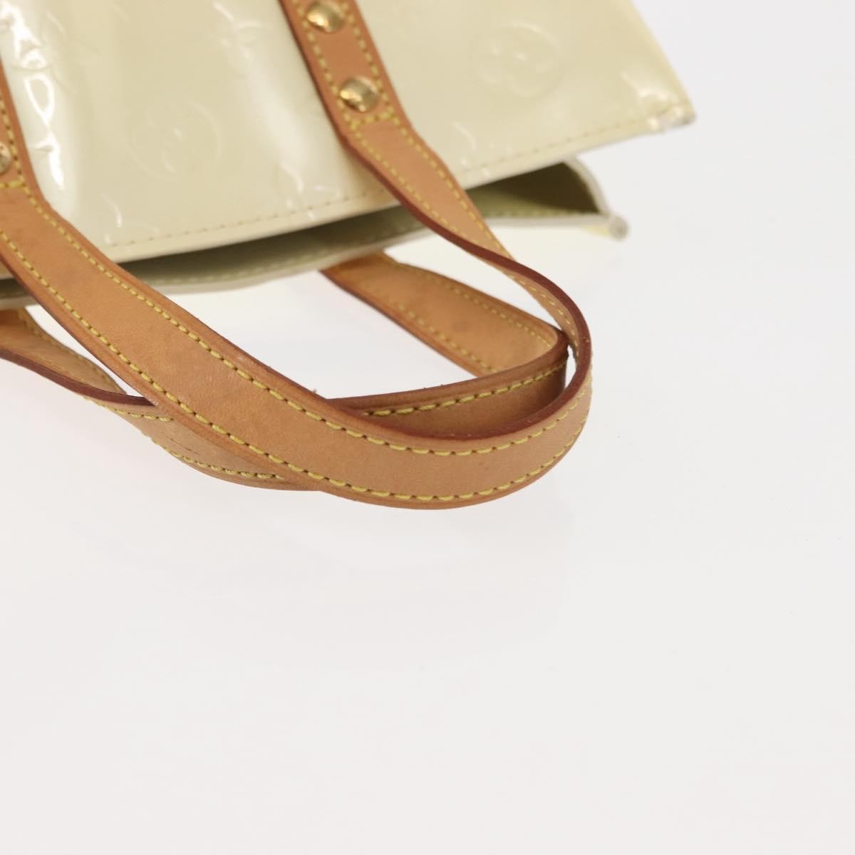 Louis Vuitton Reade Handbag Monogram Vernis, YELLOW, PATENT_LEATHER, Handbag