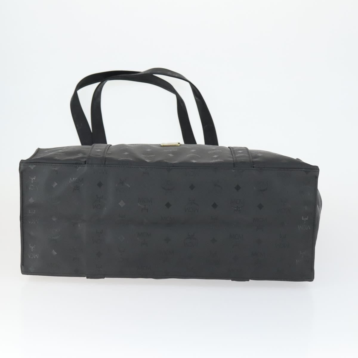 MCM Vintage Visetos Tote bag Canvas, BLACK, CANVAS, Tote bag
