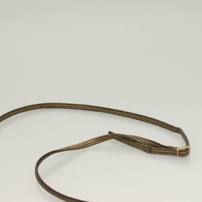 Fendi Vintage Shoulder Bag Leather, GOLD, LEATHER, Shoulder bag