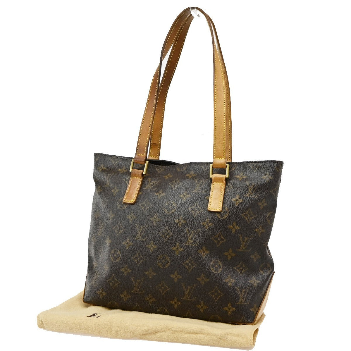 Louis Vuitton Cabas Piano Monogram Canvas, BROWN, CANVAS, Tote bag