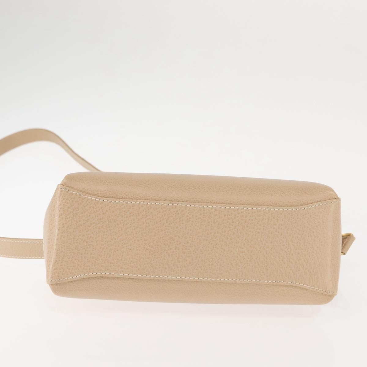 Gucci Vintage Convertible Bamboo Box Crossbody Bag Leather, BEIGE, LEATHER, Crossbody bag