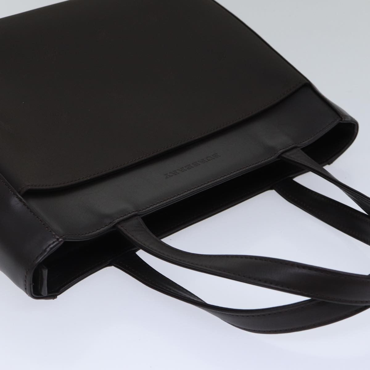 Burberry Vintage Handbag Leather, BROWN, LEATHER, Handbag