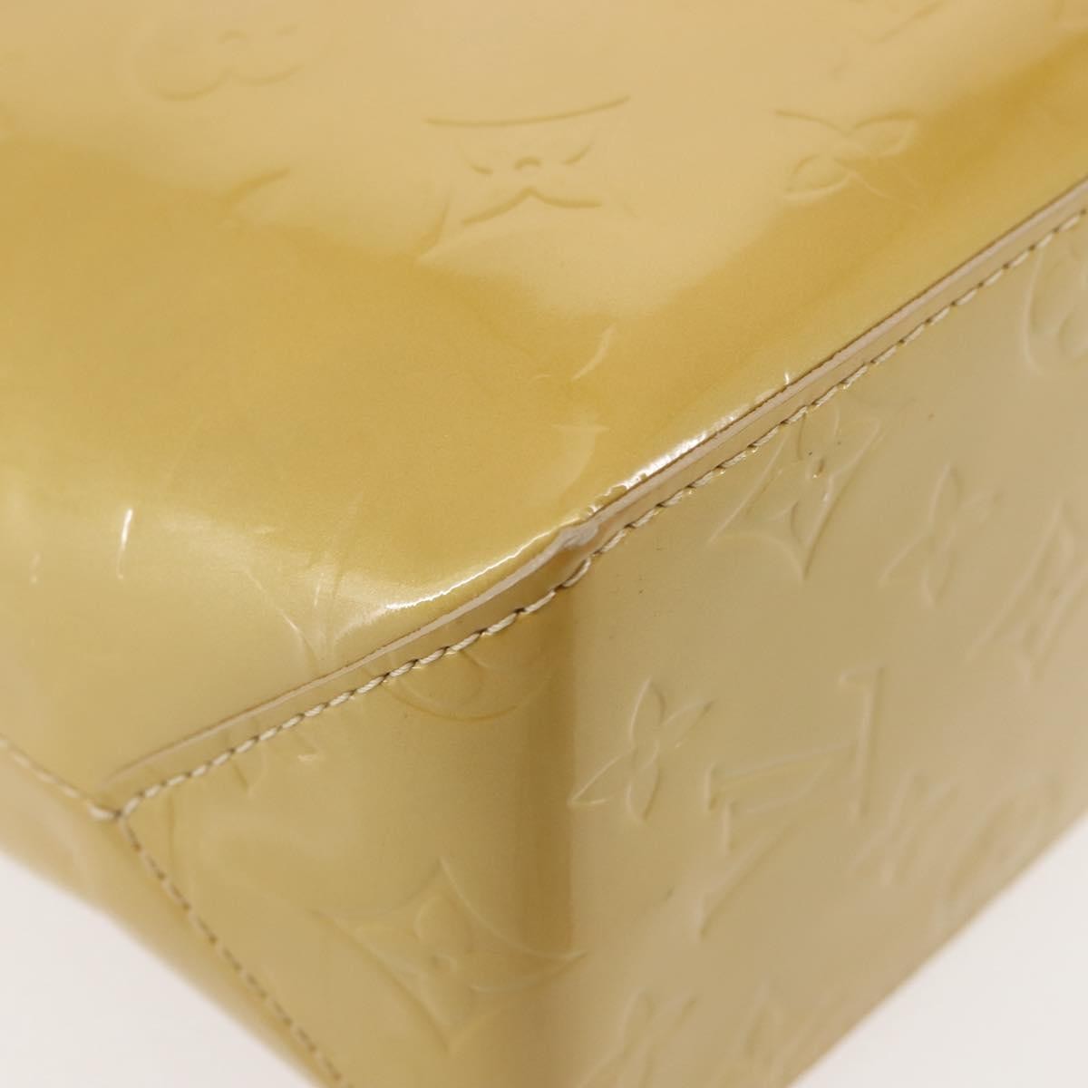 Louis Vuitton Reade Handbag Monogram Vernis, BEIGE, PATENT_LEATHER, Handbag