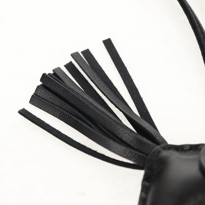 Hermes So Black GriGri Rodeo Bag Charm Leather, BLACK, LEATHER, Charms and Keychains