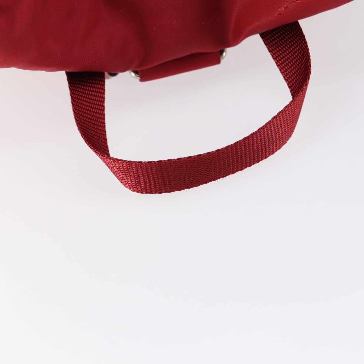 Prada Double Front Pocket Backpack Tessuto, RED, NYLON, Backpack