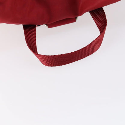 Prada Double Front Pocket Backpack Tessuto, RED, NYLON, Backpack