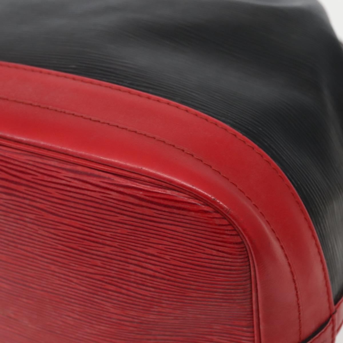 Louis Vuitton Petit Noe NM Handbag Epi Leather, BLACK, LEATHER, Handbag