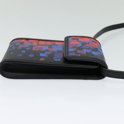 Gucci Flap Square Shoulder Bag Canvas, BLACK, CANVAS, Shoulder bag