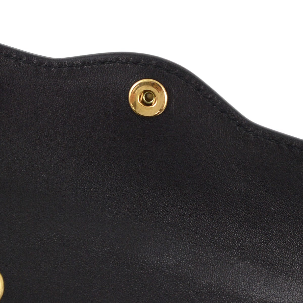 Bottega Veneta Knotted Keyring Leather, BLACK, LEATHER, Charms and Keychains