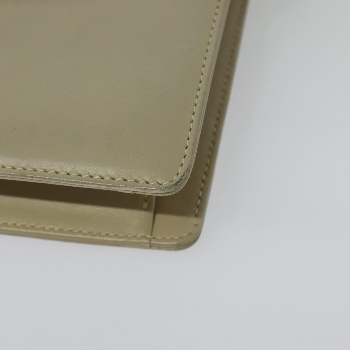 Gucci Vintage Interlocking G Flap Shoulder Bag Leather, BEIGE, LEATHER, Shoulder bag