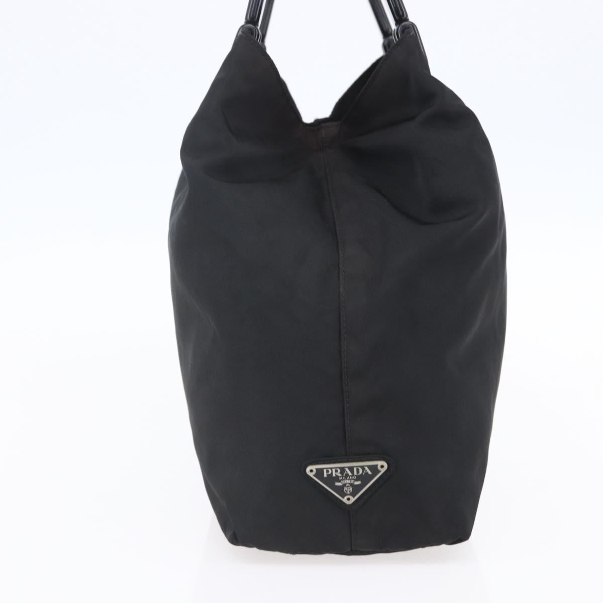Prada Vintage Handbag Tessuto, Black, Nylon, Handbag
