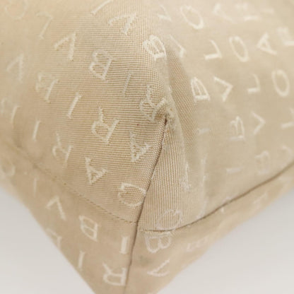 Bvlgari B.Zero1 Logomania Bag Canvas with Leather, BEIGE, CANVAS, Shoulder bag