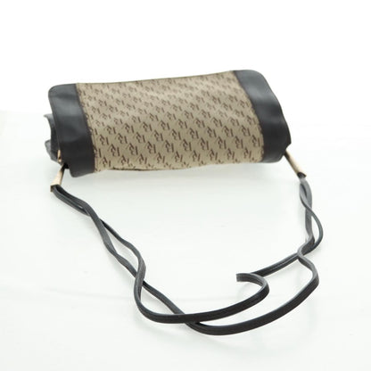 Bottega Veneta Vintage Flap Shoulder Bag Canvas, BEIGE, CANVAS, Shoulder bag