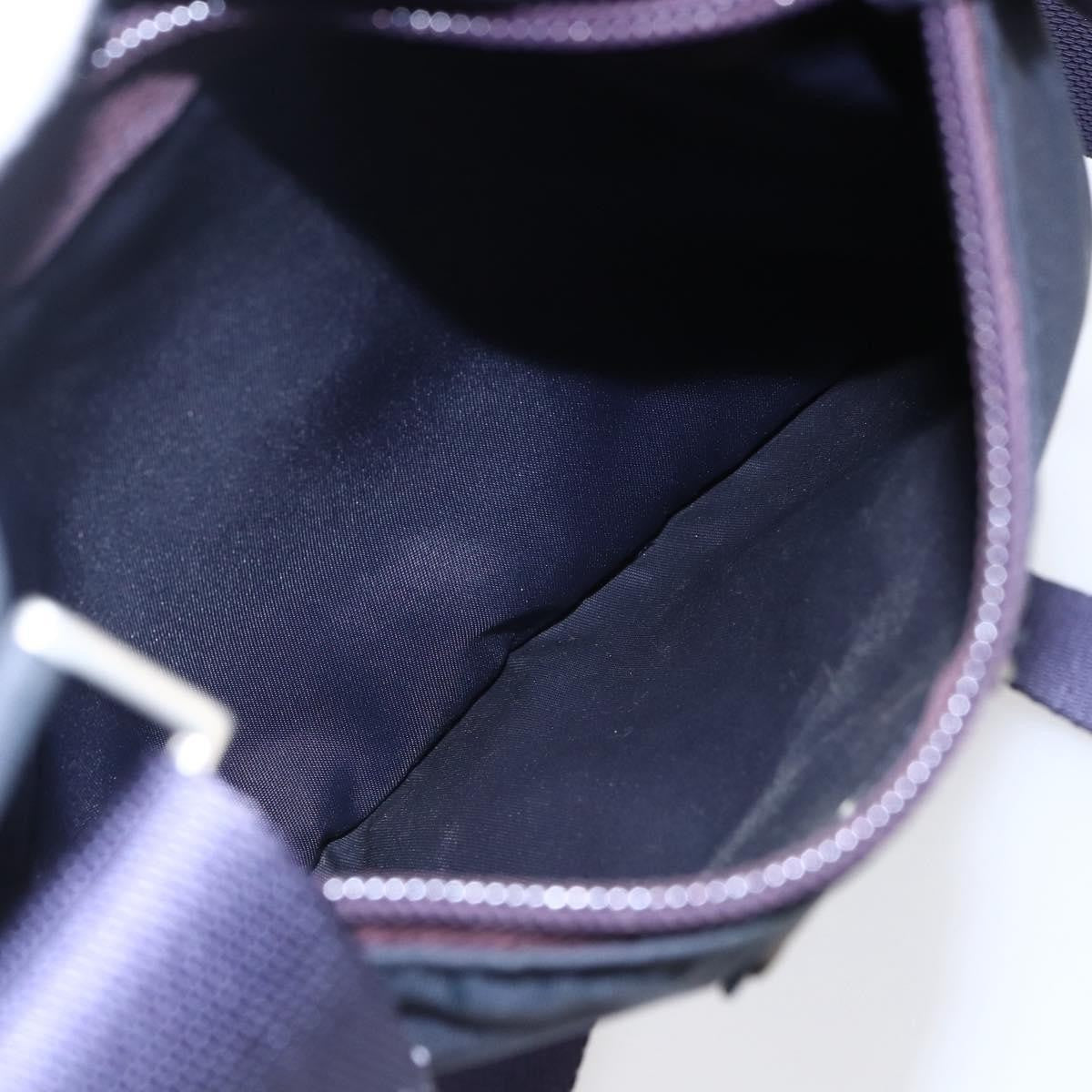 Prada Front Pocket Messenger Bag Tessuto, PURPLE, NYLON, Shoulder bag