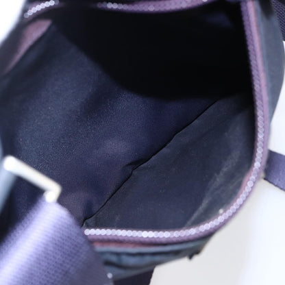Prada Front Pocket Messenger Bag Tessuto, PURPLE, NYLON, Shoulder bag