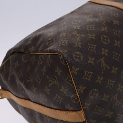 Louis Vuitton Keepall Bandouliere Bag Monogram Canvas, BROWN, CANVAS, Travel bag