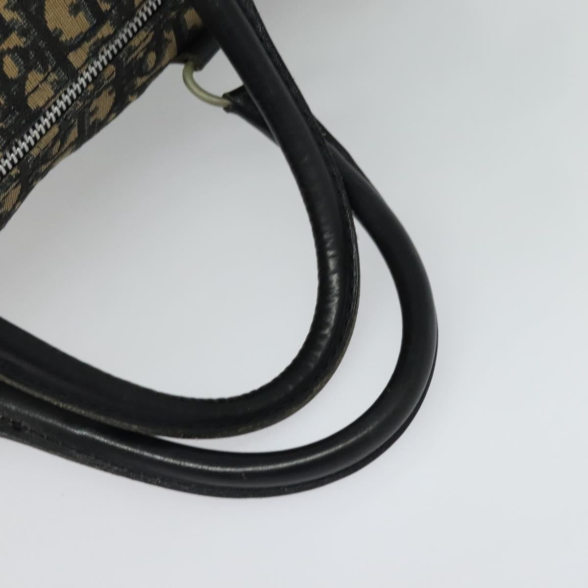 Christian Dior Vintage Trotter Boston Bag Diorissimo Canvas, NAVY, CANVAS, Travel bag