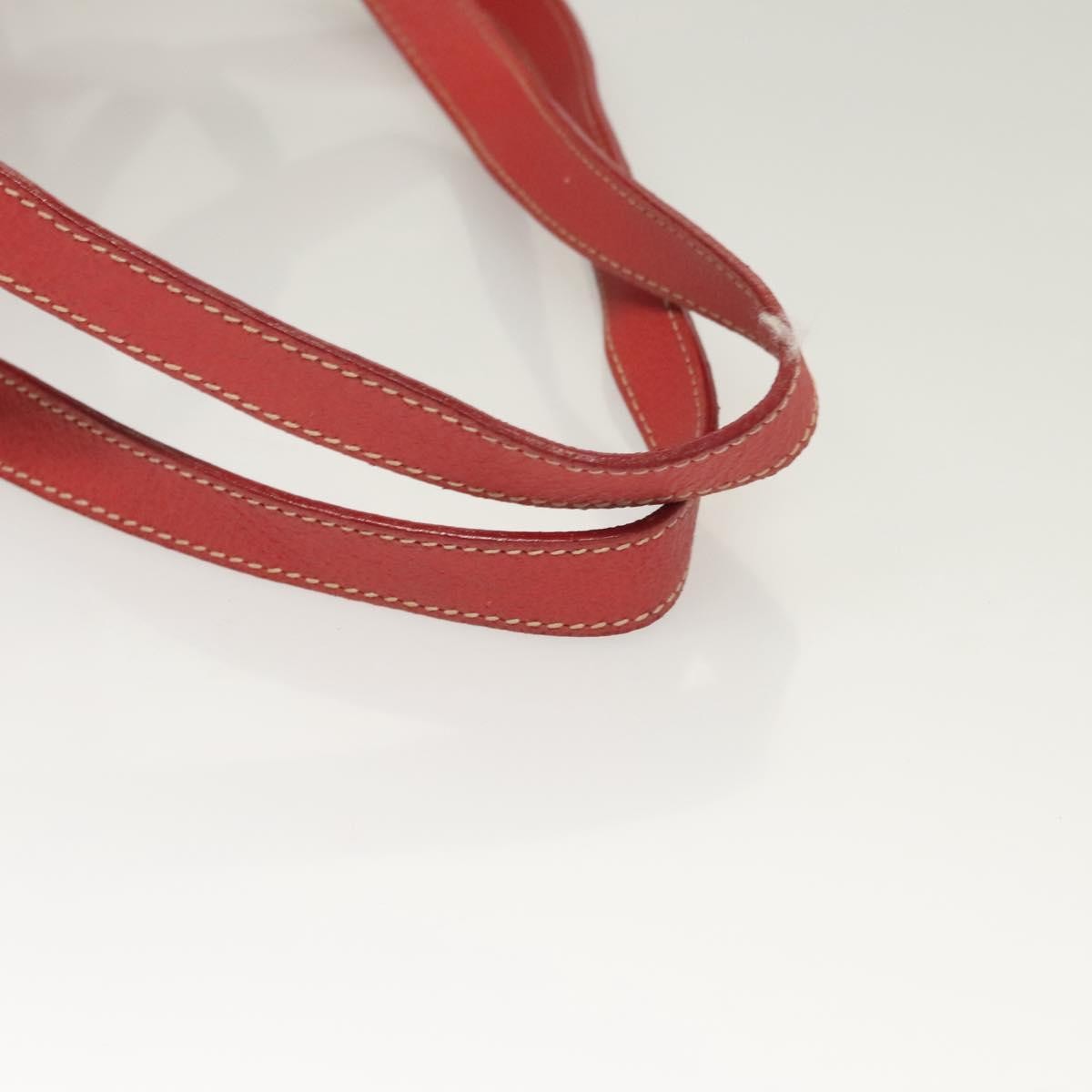 Gucci Vintage Bamboo Backpack Suede, RED, SUEDE, Backpack