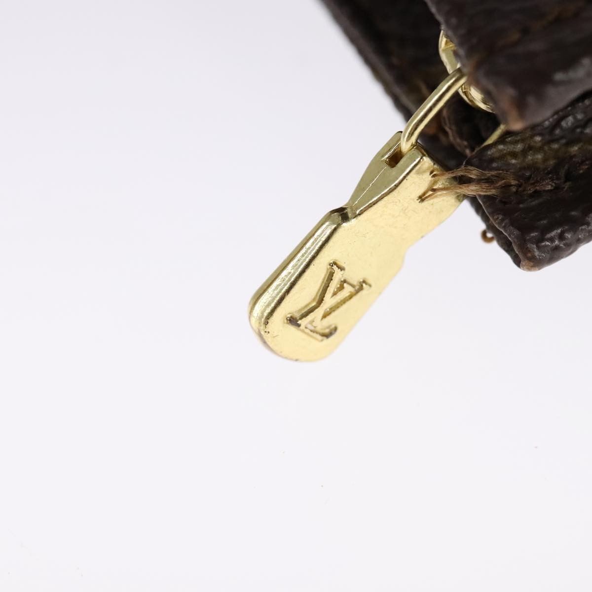 Louis Vuitton Pochette Voyage Monogram Eclipse Canvas, BROWN, CANVAS, Clutche & pouche