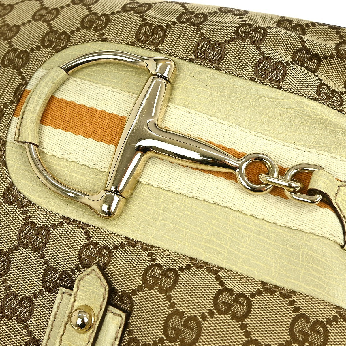 Gucci Hasler Tote GG Canvas, BEIGE, CANVAS, Tote bag