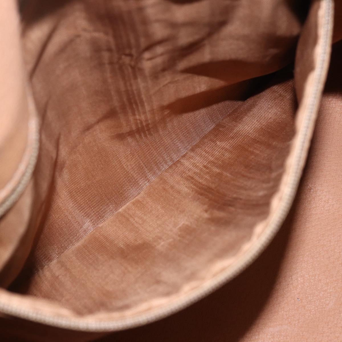 Celine Vintage Macadam Boston bag Canvas, BROWN, CANVAS, Travel bag