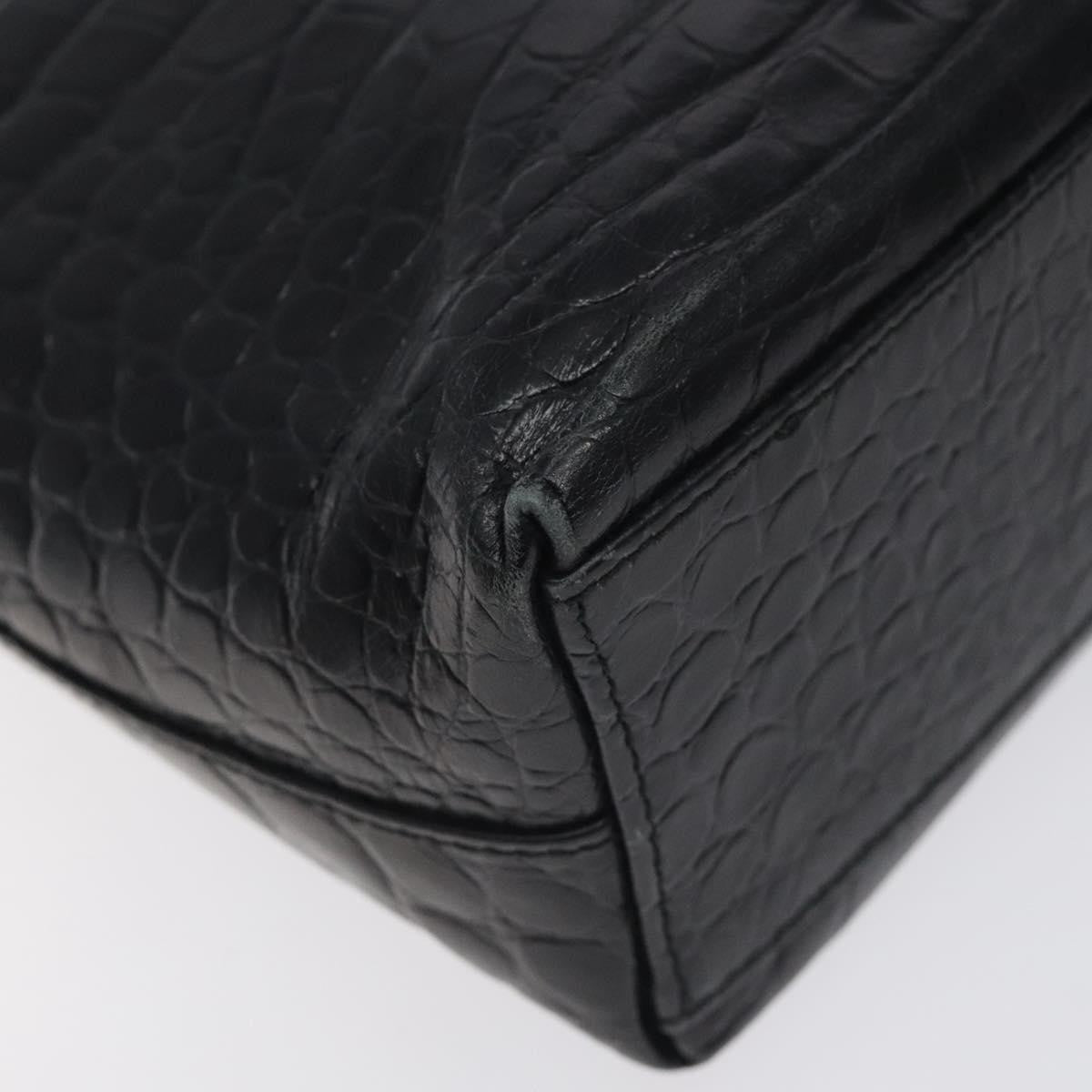 Salvatore Ferragamo Vara shoulder Bag Leather, BLACK, LEATHER, Shoulder bag