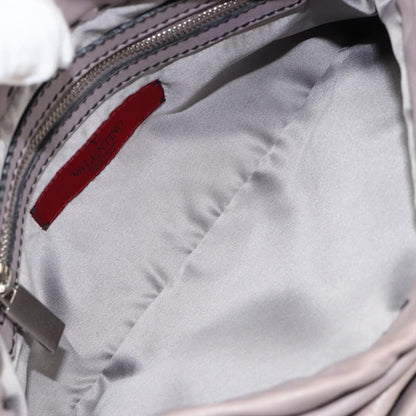 Valentino Garavani Rose Handbag Leather, PURPLE, LEATHER, Handbag