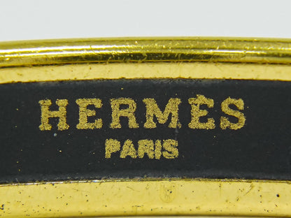 Hermes Enamel Bracelet Metal and enamel, GOLD, GOLD_PLATED, Bracelet